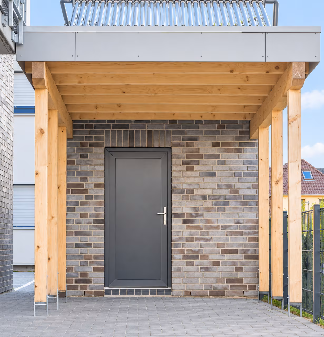 Holzbau Krause Eingangsbereich